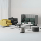 Multi Single Seater Office Fabric Lounge Sofa - Gavisco Office Furniture